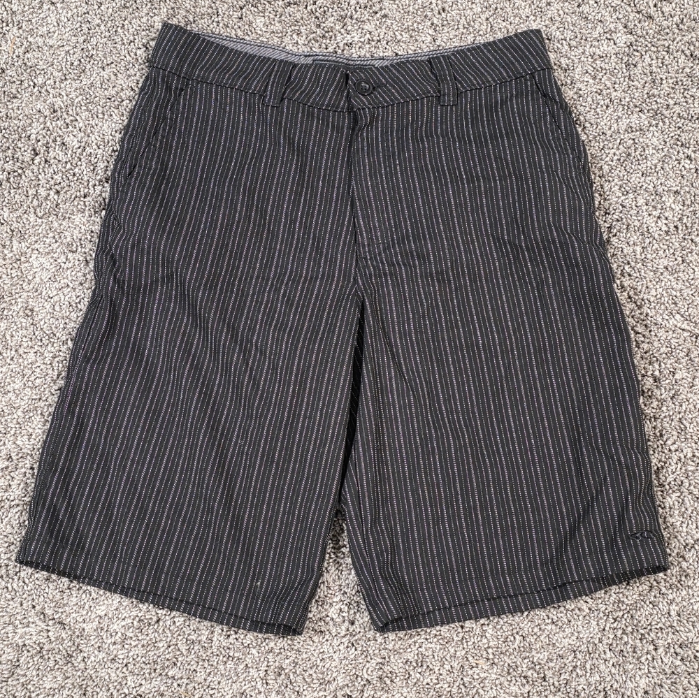 O'Neill Men's Black Pinstripe Shorts Size 30